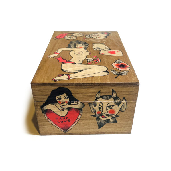 Hand-Painted Wooden Box 2025 1 - Image 3