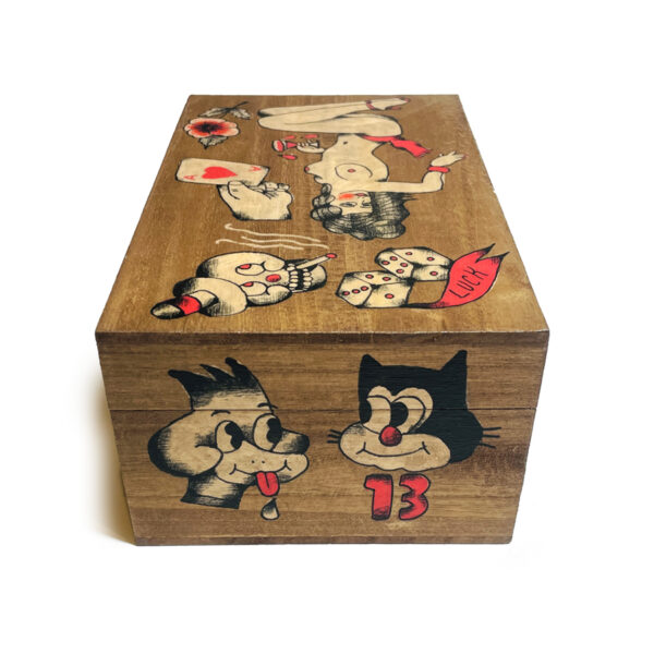 Hand-Painted Wooden Box 2025 1 - Image 5