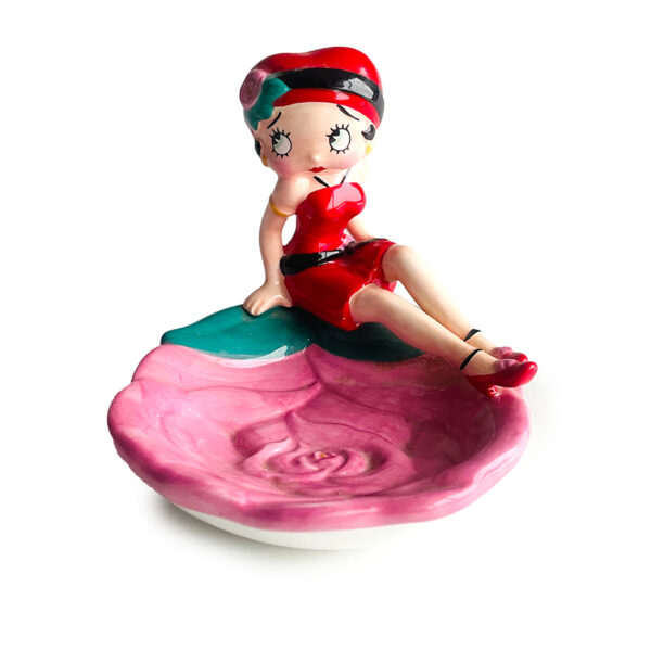 Vintage Betty Boop Rose Dish 3