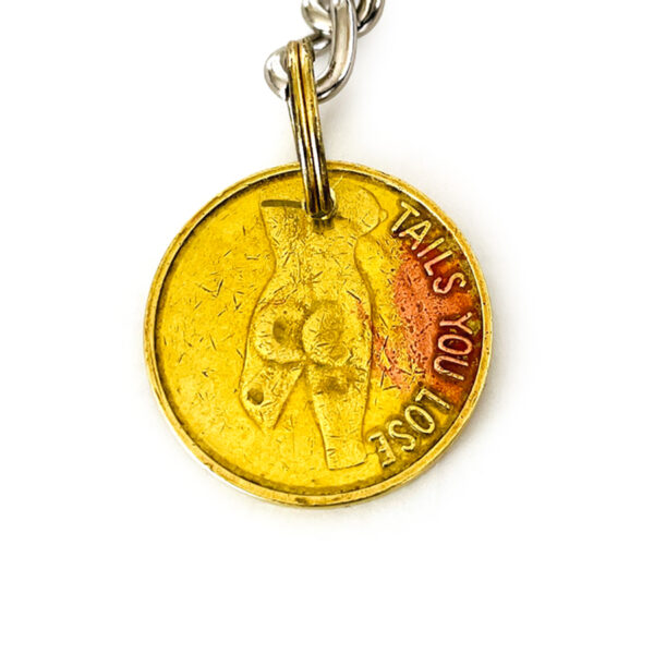Vintage Peep Show Token Keychain Style 1 - Image 2