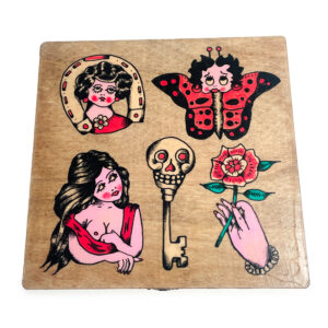 Hand-Painted Wooden Box 2025 3